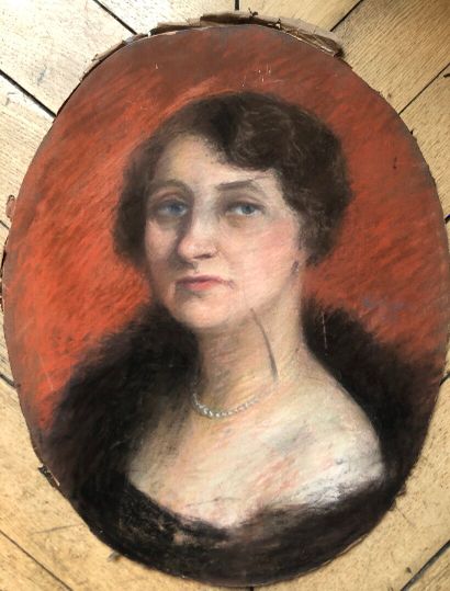 null Modern School 

Portrait of a lady with a pearl necklace and fur

Pastel with...