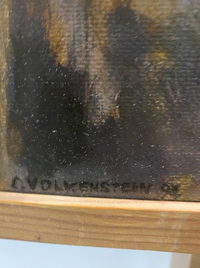 null ° Claude VOLKENSTEIN (1940)

Rue Vilin

Huile sur toile, signée en bas à gauche.

72,5...