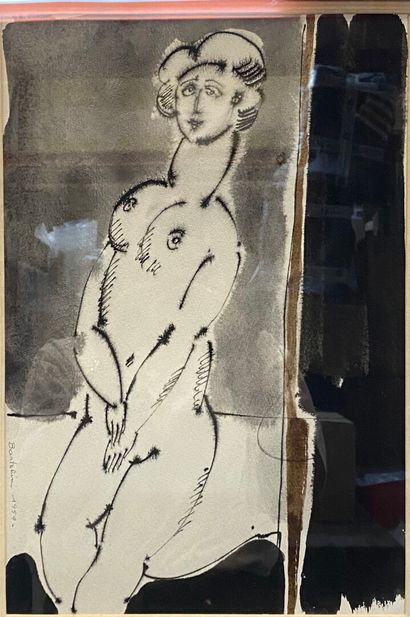 null Luigi BARTOLINI (1892-1963)

Female nude 

Ink on paper signed and dated 19...