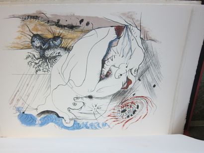 null André MASSON (1896-1987)

Dessins érotiques. 1971. Lithographie. Format de l'album...