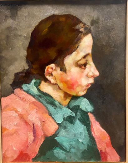 null Claude VOLKENSTEIN (1940)

Portrait of a woman 

Oil on canvas pasted on panel,...