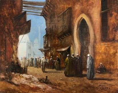 null Gérard ROUX (born in 1946)

Caravan in the desert

View of a mosque



Two oil...