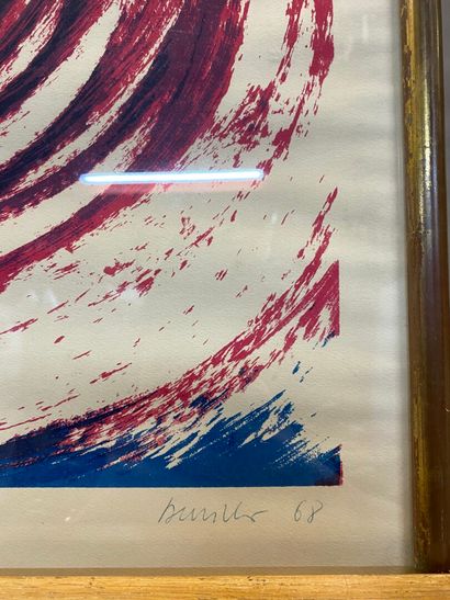 null Ecole contemporaine

"Spirale"

Lithographie, signée et daté 1968 en bas à droite,...