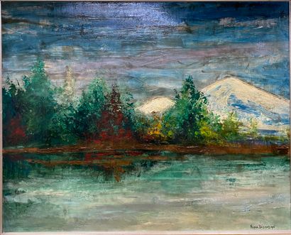 null Nubar BEDROSSIAN (20th century)

Mountain landscape

Oil on canvas, signed lower...