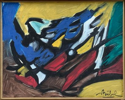 Edgar STOEBEL (1909-2001) 

Abstract composition

Canvas...