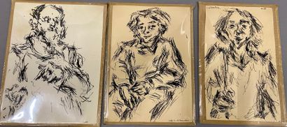 null Claude VOLKENSTEIN (1940)

Lot of portraits in felt pen and a linear drawing...
