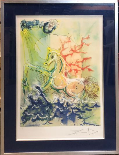 null After Salvador DALI (1904-1989)

Neptune

Lithograph in colors from the Dalinian...