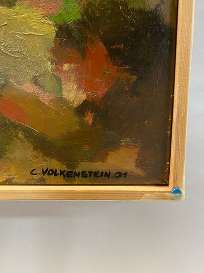 null ° Claude VOLKENSTEIN (1940)

La muraille 

Huile sur toile, signée et datée...