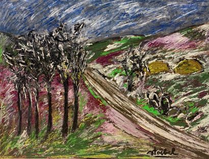 Edgar STOEBEL (1909-2001) 

Provençal Landscape

Oil...