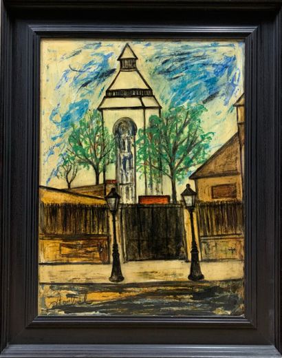 null Edgar STOEBEL (1909-2001) 

Sacré-Coeur

Marouflaged canvas signed lower left.

58...