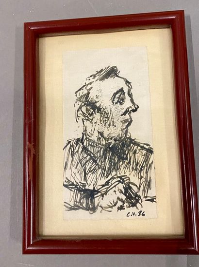  Claude VOLKENSTEIN (1940) 
Lot of framed pieces 
Various techniques. 
The largest...
