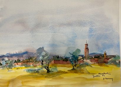 null Henri DAVY (1913-1988)

Lot of 4 watercolors on the theme of Marrakech 



Marrakech,...