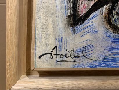 null Edgar STOEBEL (1909-2001) 

Window

Felt pen on plywood, signed lower left.

40...
