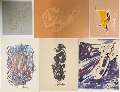 null Edgar STOEBEL(1909-2001) 

Abstract compositions

Set of drawings and works...