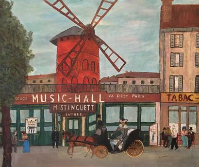 Serge CLEMENT (né en 1933)

Le Moulin Rouge

Huile...