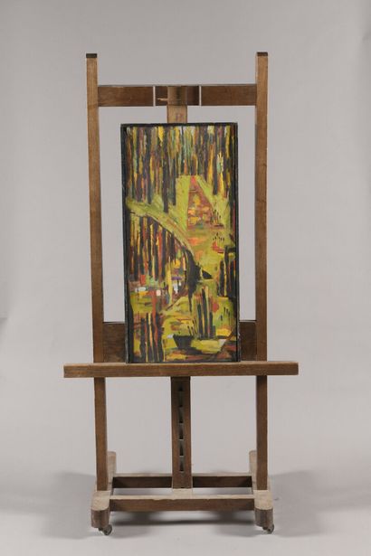  Modern school from the second half of the 20th century 
Abstract composition 
Oil...