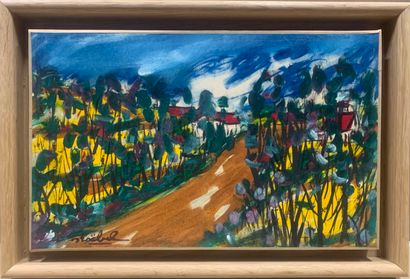 Edgar STOEBEL (1909-2001) 
Landscape with...