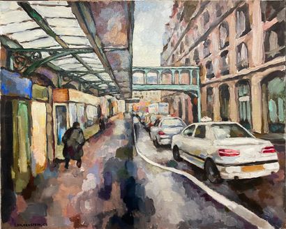 null Claude VOLKENSTEIN (1940)

Saint-Lazare station, inner street

Oil on canvas,...