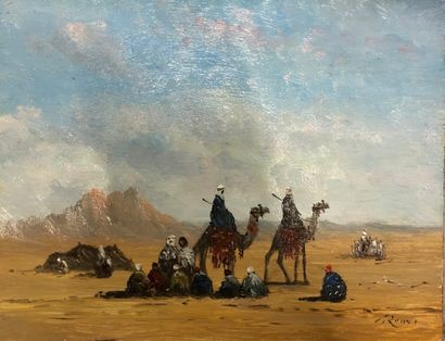 null Gérard ROUX (born in 1946)

Caravan in the desert

View of a mosque



Two oil...