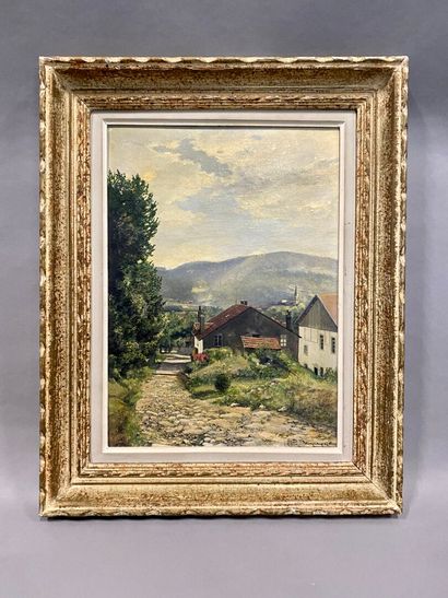 null Country landscape 

Oil on canvas signed lower right

H. 39 cm - L. 28 cm