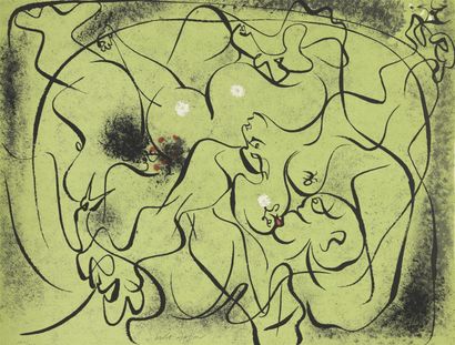 null André MASSON (1896-1987)

Erotic drawings. 1971. Lithography. Size of the album...