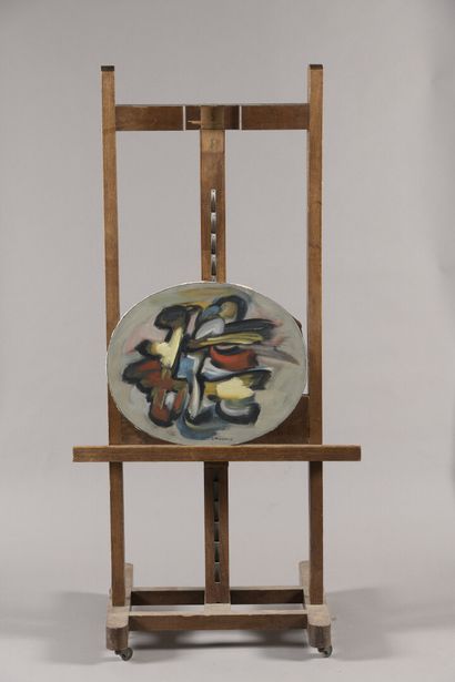 null James PICHETTE (1920-1996)

Composition ovale

Huile sur toile signée en bas...