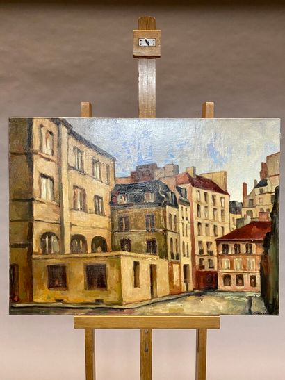 null ° Claude VOLKENSTEIN (1940)

Rue de l'Abbaye

Huile sur toile, signée en bas...