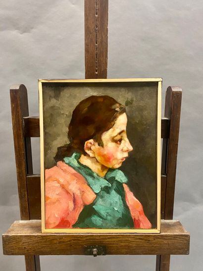 null ° Claude VOLKENSTEIN (1940)

Portrait de femme 

Huile sur toile contrecollée...