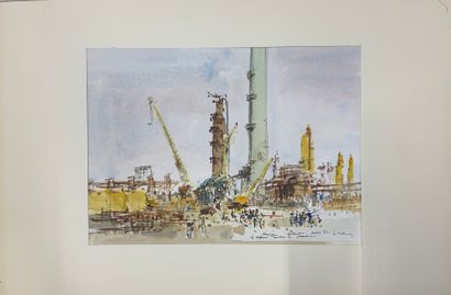 null Henri DAVY (1913-1988)

Lot of 4 watercolors on the theme of ports.



Le Havre

Watercolor...