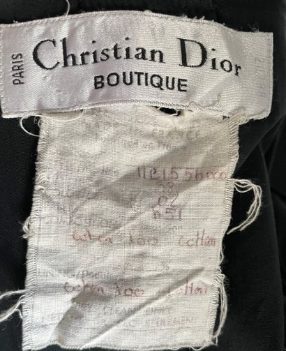 null Christian DIOR Boutique

Robe droite à bretelles en piqué de coton noir, le...