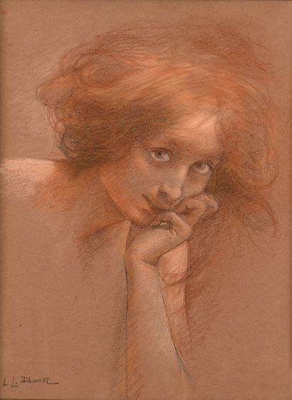 null Lucien LÉVY-DHURMER (1865-1953)

Jeune fille rousse

Fusain et sanguine sur...