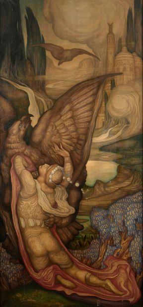 null Léonard SARLUIS (1874-1949)

Ganymede

Oil on canvas, without signature.

Small...