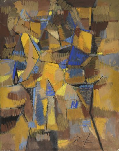 Bill PARKER (1922-2009) 
Composition abstraite...