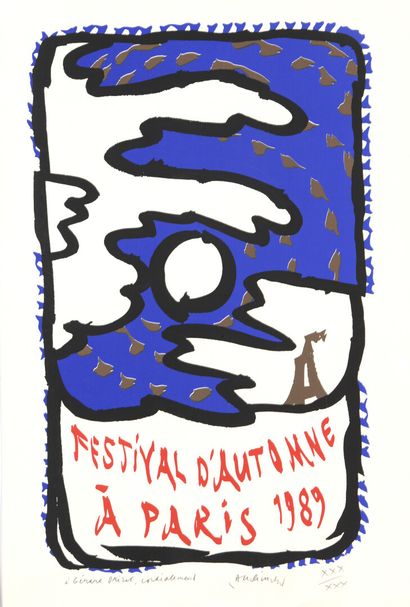 null Pierre ALECHINSKY (1927)

Festival d'Automne à Paris. 1989. Sérigraphie. 533...