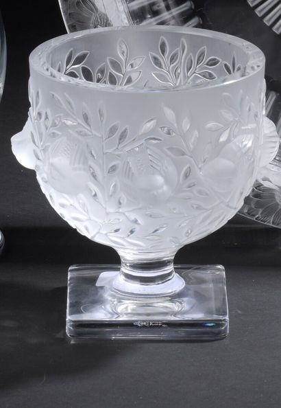 null Marc LALIQUE (1900-1977)

Vase « Élisabeth » (modèle créé en 1961).

Épreuve...