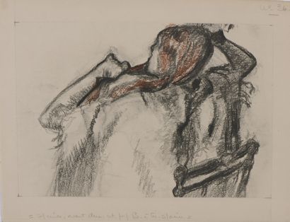 null Edgar DEGAS (1834-1917)

Degas Dance Drawing. 1936. Engraving by Maurice Pottin....