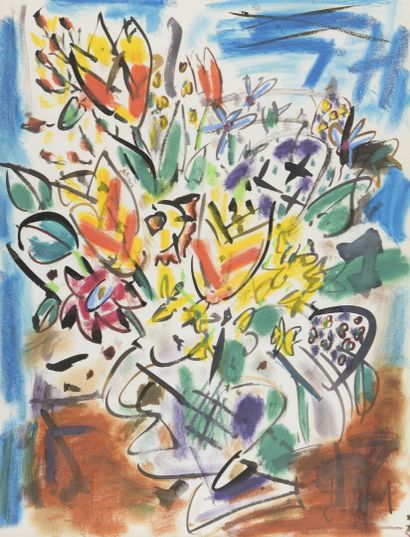 null GEN PAUL (1895-1975)

Vase de fleurs

Encre gouache et pastel, signé en bas...