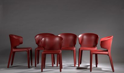 null Hannes WETTSTEIN (1958-2008) & CASSINA (publisher)

Suite of six chairs "Hola...