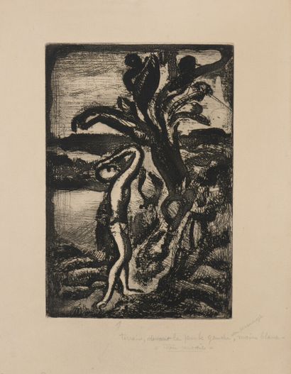 null Georges ROUAULT (1871-1958)

The reincarnations of Father Ubu. 1918-1932.

Etching,...