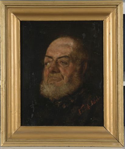 null 
*RUSSIAN school of the XIXth century




Head of an old man




Oil on panel...