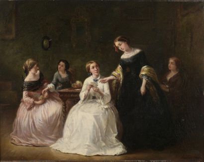 Pauline CARON LANGLOIS (France 1825 - ?)...