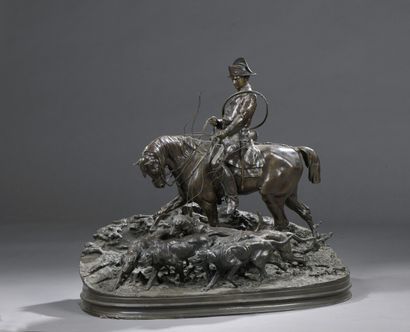 null 
*After Pierre-Jules MÈNE (1810-1879)




Louis XV's hunting valet with his...
