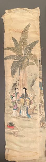 null CHINA - Modern

Set of four paintings, ink and colors on silk, representing...