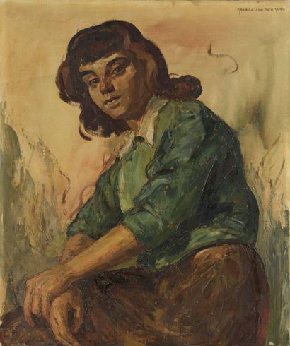 null 
Maurice WAGH-WEINEMANN



(Budapest 1899 - 1986 Digne)




Woman in green blouse




Oil...