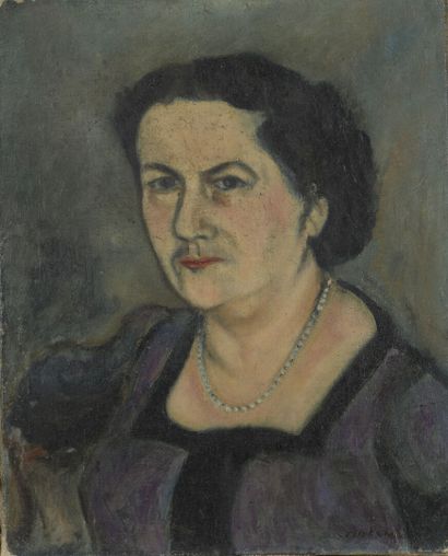 Isaac ANTCHER 

(Peresecina 1899 - 1992 Paris)

Woman...