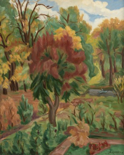 null 
Albert SARFATI


(1886 - 1967)




Kitten - Autumn song




Oil on canvas,...
