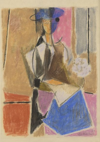 null 
Jan EKIERT


(Kambornia 1907 - 1993 Paris)




Cubist woman, 1964 




Color...