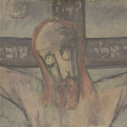 null Jesekiel D. KIRSZENBAUM	

(Staszów 1900 - 1954 Paris)

Tête de Christ

Huile...