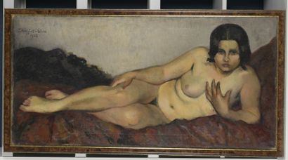 null 
Jean DREYFUS-STERN


(Paris 1890 - 1972 Paris)




Reclining Nude, 1928




Oil...
