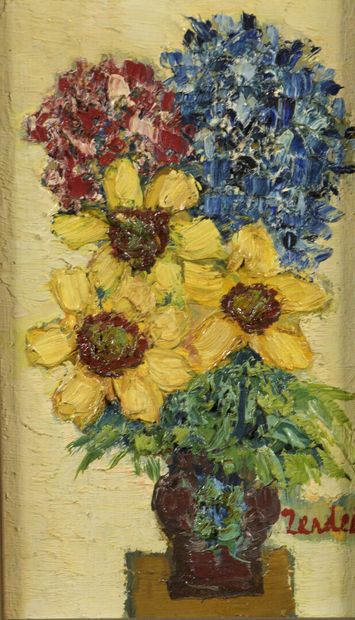 null 
Gabriel ZENDEL


(Jezov 1906 - 1992 Paris)




Bouquet of flowers




Oil on...